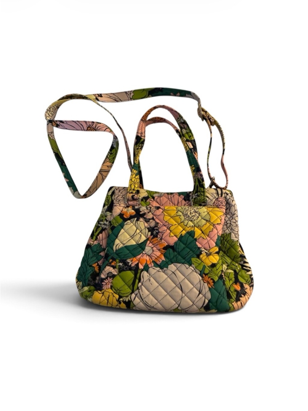 Vera Bradley Floral Quilted Tote Bag
